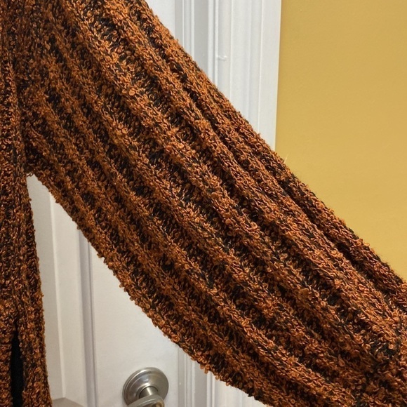 Vintage Penbrooke Lane Oversized Loop Rib Knit Long Open Sweater size Medium - Picture 8 of 10